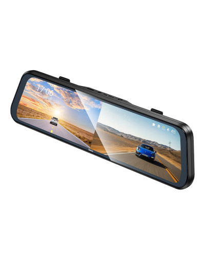 Hoco DV16 Dash Cam 9.66″ IPS + камера заднего вида, Full HD