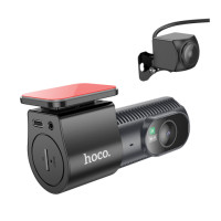 Hoco DV8 2K Dash Cam з Wi-Fi і задньою камерою