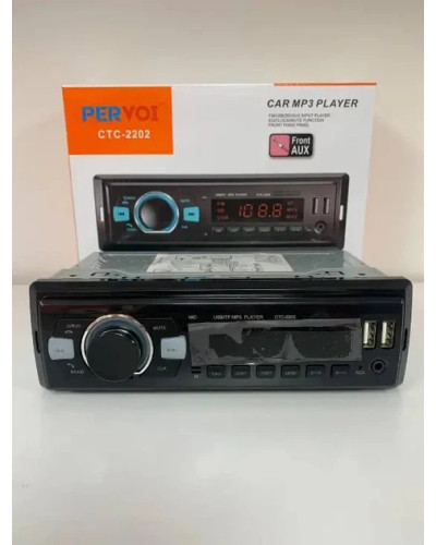 Автомагнитола MP3 PERVOI CTC-2202 — Bluetooth, USB x2 для авто