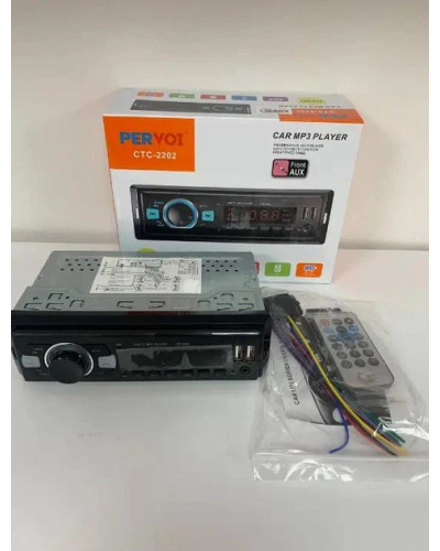 Автомагнитола MP3 PERVOI CTC-2202 — Bluetooth, USB x2 для авто