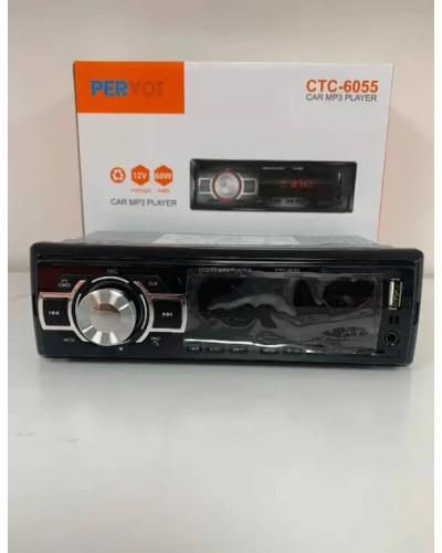 Автомагнитола CTC-6055 PERVOI — Bluetooth, двойные USB, MP3 для авто