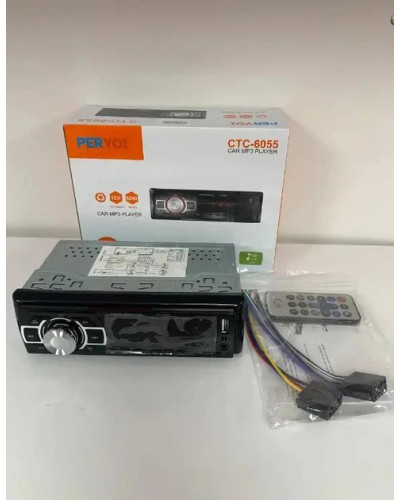 Автомагнитола CTC-6055 PERVOI — Bluetooth, двойные USB, MP3 для авто