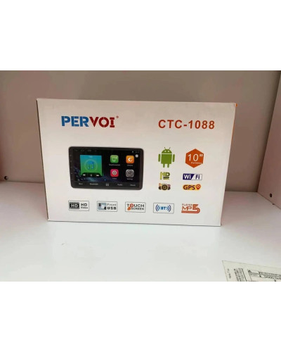 Автомагнитола CTC-8227 PERVOI — Android 7", CarPlay, 2DIN, 4+64 ГБ