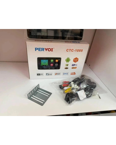 Автомагнитола CTC-8227 PERVOI — Android 7", CarPlay, 2DIN, 4+64 ГБ