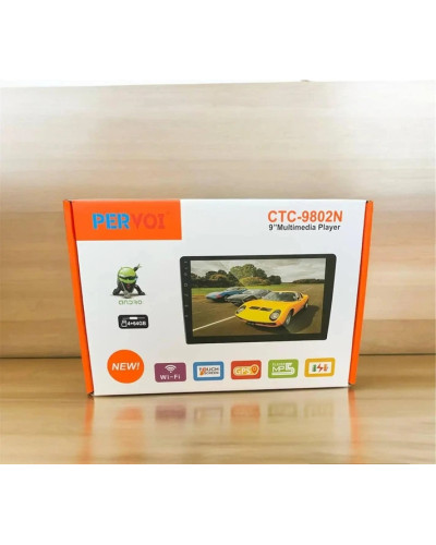 Автомагнитола PERVOI CTC-9802N 9” на Android, 4/64 ГБ, мультимедийная система
