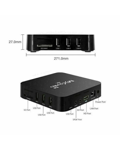 Smart TV приставка MXQ 4K Pro 4/64гб