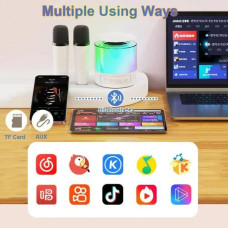 Портативная Bluetooth-колонка K19 + 2 микрофона