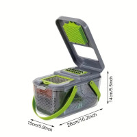 Овочерізка багатофункціональна ручна Veggie Slicer MA-22 