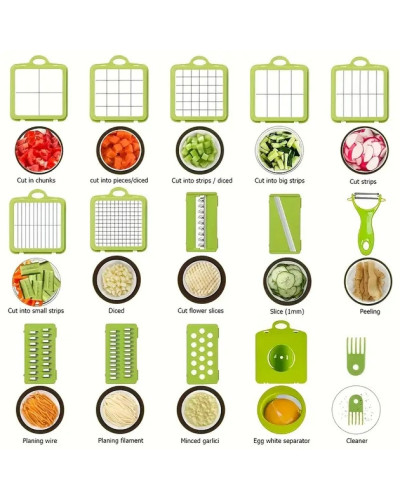 Овощерезка многофункциональная ручная Veggie Slicer MA-22