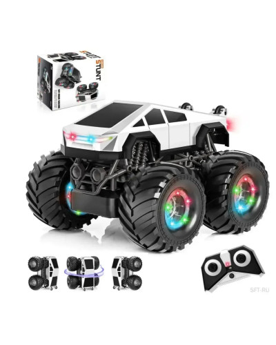 Машинка Джип Stunt Car OFF Road Cybertruck LH-C096 – радіокерований позашляховик з трюками 360°