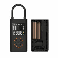 Автомобильный аккумуляторный компрессор ATJ-005 с автоотключением, Power Bank и LED-фонарем