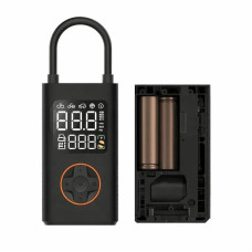Автомобильный аккумуляторный компрессор ATJ-005 с автоотключением, Power Bank и LED-фонарем