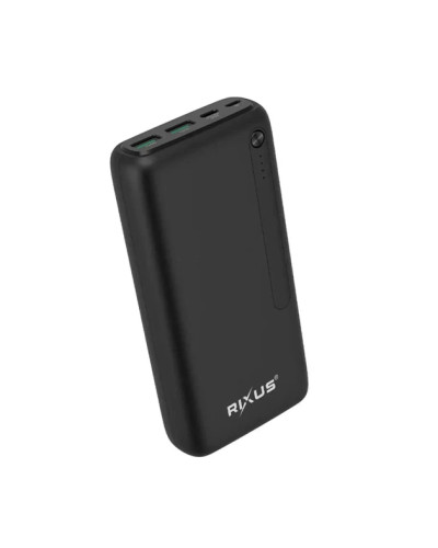 Повербанк Rixus RXPB38B 30000 mAh 22.5W с быстрой зарядкой