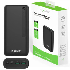 Повербанк Rixus RXPB38B 30000 mAh 22.5W с быстрой зарядкой