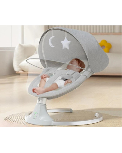 Дитяча люлька-гойдалка Dearest Baby з електричним заколисуванням, Bluetooth і пультом