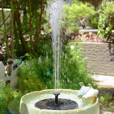 Садовый фонтан на солнечной батарее с насосом Water Pump