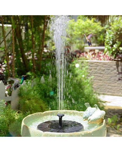 Садовый фонтан на солнечной батарее с насосом Water Pump