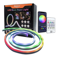 Смарт гнучка LED RGB лента 3 м — неоновий шланг для декоративного підсвічування дому, офісу та святкових інтер’єрів