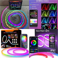 Смарт гнучка LED RGB лента 3 м — неоновий шланг для декоративного підсвічування дому, офісу та святкових інтер’єрів