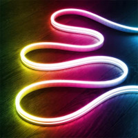 Смарт гнучка LED RGB лента 5 м — неоновий шланг для декоративного підсвічування дому, офісу та святкових інтер’єрів