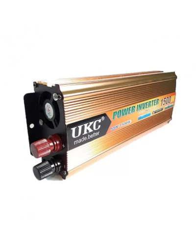 Автомобильный инвертор 24V–220V 750W (1500W пик), преобразователь напряжения с модифицированной синусоидой