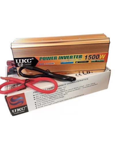 Автомобильный инвертор 24V–220V 750W (1500W пик), преобразователь напряжения с модифицированной синусоидой