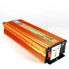 Инвертор напряжения AC/DC SSK 2000W 24V → 220V, автомобильный преобразователь, 1800Вт номинал, пик 2000Вт