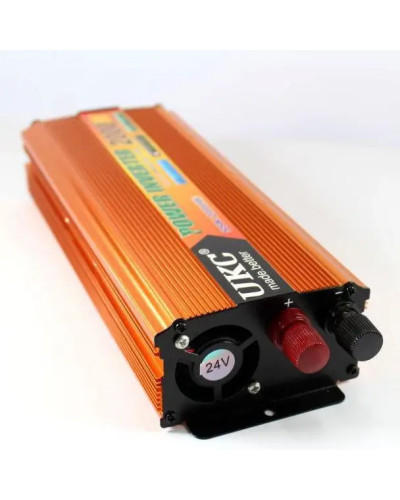 Інвертор напруги AC/DC SSK 2000W 24V → 220V, автомобільний перетворювач, 1800Вт номінал, пік 2000Вт