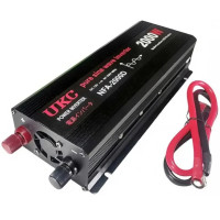Інвертор напруги з чистою синусоїдою UKC NFA-2000D 12V → 220V, 2000Вт, автомобільний перетворювач