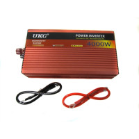 Автомобільний інвертор UKC AR 4000W 12V → 220V з плавним пуском, USB, 2 кулери
