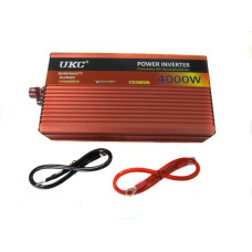 Автомобильный инвертор UKC AR 4000W 12V → 220V с плавным пуском, USB, 2 кулера