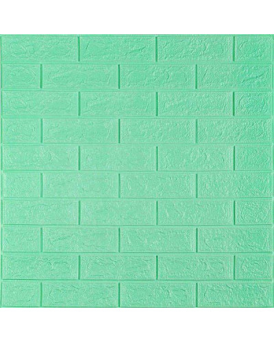 Самоклеящаяся декоративная 3D панель под мятный кирпич 700x770x3мм