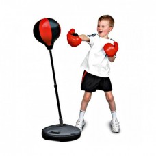 🟢 Детский боксерский набор на стойке (груша напольная с перчатками для детей)