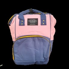 Сумка-рюкзак мультифункциональный органайзер для мамы Mummy Bag/для коляски/удобная сине-розовый
