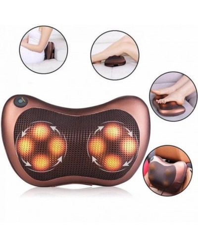 Массажёр-подушка Massage pillow (CHM-8028) (8 РОЛИКОВ вращение в обе стороны 360°) [602] // (25 шт/ящ)