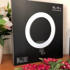 Кольцевая LED лампа RL-18 II 55W (USB) (WiFi-пульт) (45см) (3 крепления) (сумка) // [602] (5 шт/ящ)