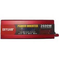 Преобразователь напряжения с 12V→220V 2600W ЧИСТЫЙ СИНУС LCD Z1A // [309] (16 шт/ящ)