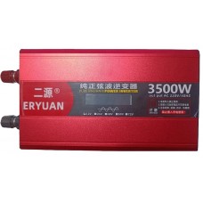 Преобразователь напряжения с 12V→220V 3500W ЧИСТЫЙ СИНУС LCD Z1B // [309] (9 шт/ящ)