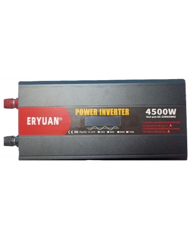 Перетворювач напруги з 12V→220V 4500W ЧИСТИЙ СИНУС LCD (6 шт/ящ)