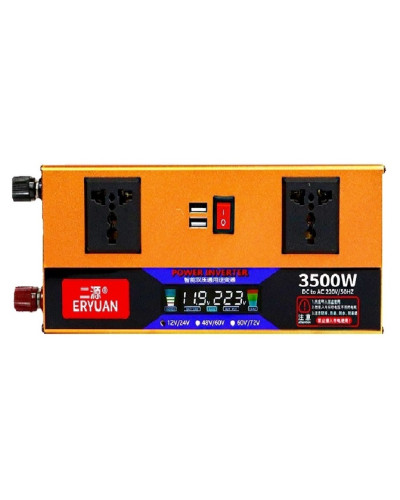 Преобразователь напряжения с 12V/24V→220V 3500W LCD SMART (EY3500W) // [309] (20 шт/ящ)
