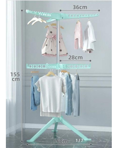 Сушилка для одежды напольная FOLDING COAT HANGER[309] (15 шт/ящ)