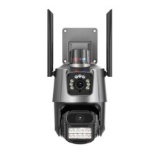 Камера видеонаблюдения PTZ уличная WiFi P11 (3MP➕3MP) (ICSEE) // [101] // [204] (32 шт/ящ)
