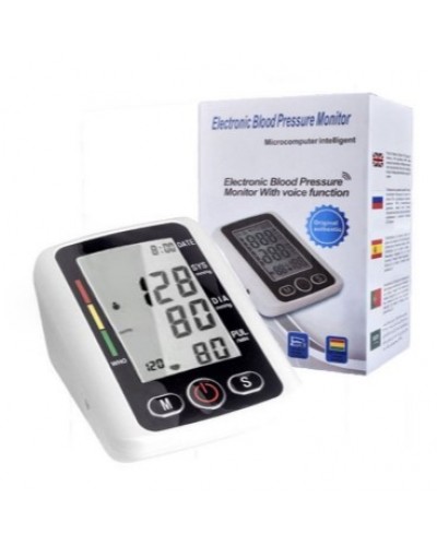 Тонометр на руку Electronic Blood Pressure Monitor (БІЛИЙ) (LY-86) [24ск] (50 шт/ящ)