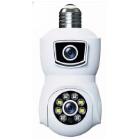 Камера видеонаблюдения в патрон PTZ-Lamp E9 (2 камеры) (V380PRO) (// [101] (15.9кг)) // [204] (50 шт/ящ)