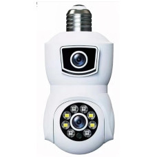 Камера видеонаблюдения в патрон PTZ-Lamp E9 (2 камеры) (V380PRO) (// [101] (15.9кг)) // [204] (50 шт/ящ)