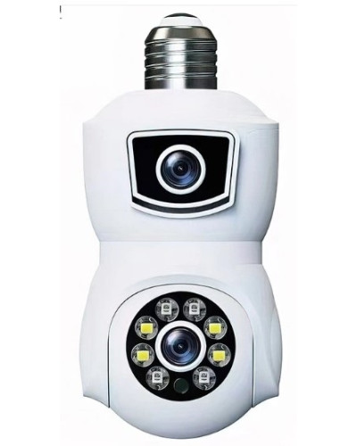 Камера видеонаблюдения в патрон PTZ-Lamp E9 (2 камеры) (V380PRO) (// [101] (15.9кг)) // [204] (50 шт/ящ)