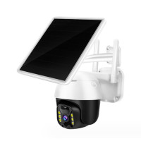 Камера видеонаблюдения PTZ уличная WiFi Y000 (V380PRO) с солнечной панелью // [204] (12 шт/ящ)