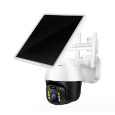 Камера видеонаблюдения PTZ уличная WiFi Y000 (V380PRO) с солнечной панелью // [204] (12 шт/ящ)
