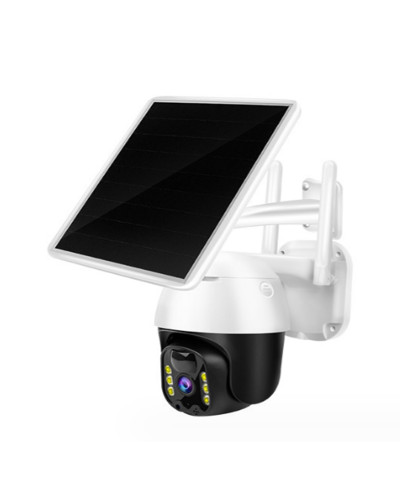 Камера видеонаблюдения PTZ уличная WiFi Y000 (V380PRO) с солнечной панелью // [204] (12 шт/ящ)