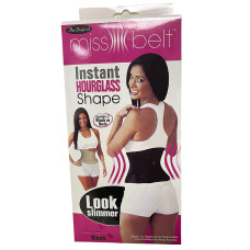 Пояс утягивающий Miss Belt 223-77 (S/M, L/XL) (Чёрный и бежевый) // [101] (100 шт/ящ)